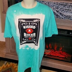 Nwot Bleached Biker Tee -> Nwot Bleached Biker Tee